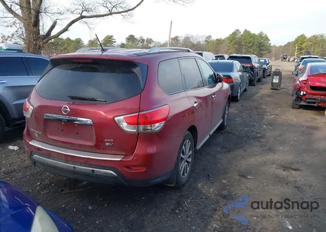 2015 Nissan Pathfinder Sv из США, поврежденный, VIN 5N1AR2MM4FC706409